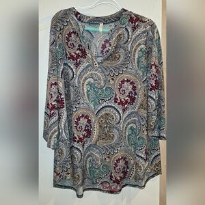 Womens Dear Scarlett Floral Top Size-XL